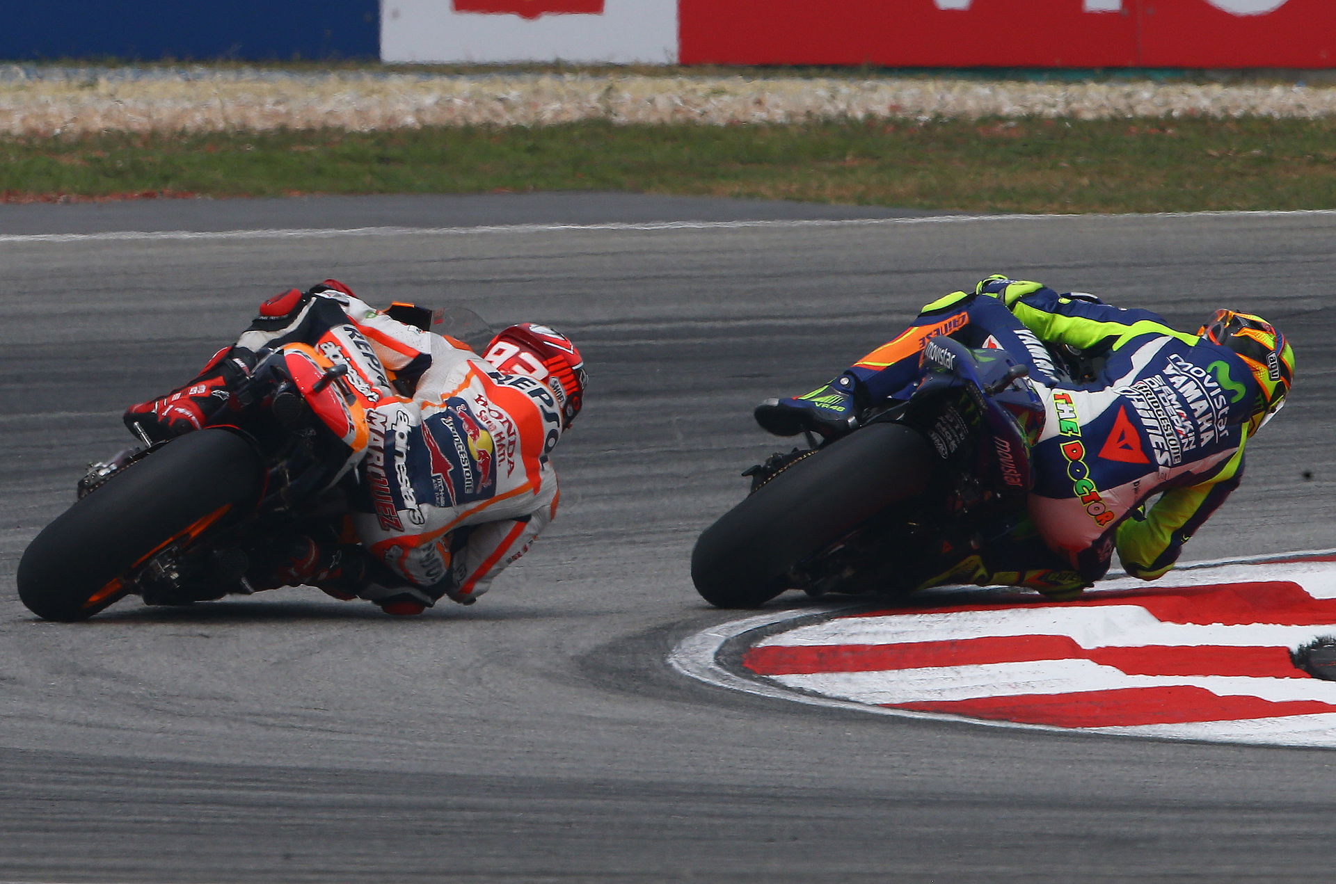 Valentino Rossi, Marc Marquez, Sepang 2015